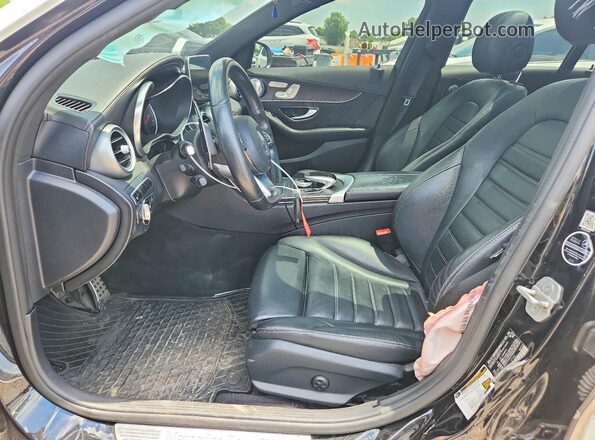55SWF6EB6GU114150 2016 MERCEDES-BENZ C Black Սալոնի դիմացի տեսք