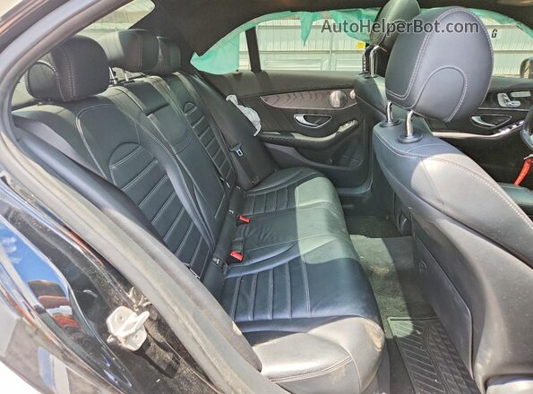 55SWF6EB6GU114150 2016 MERCEDES-BENZ C Black Հետևի նստատեղերի տեսք