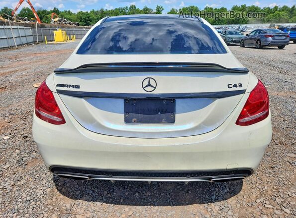 55SWF6EB6GU114150 2016 MERCEDES-BENZ C Black Հետևի տեսք