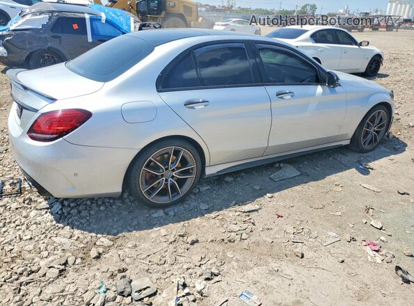 55SWF6EBXLU331811 2020 MERCEDES-BENZ C Серебряный Задняя правая четверть