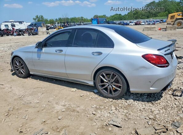55SWF6EBXLU331811 2020 MERCEDES-BENZ C Серебряный Задняя левая четверть