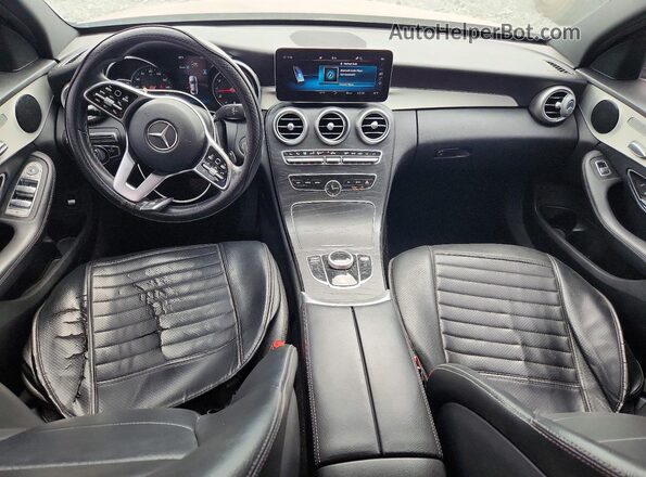 55SWF8DB0KU310333 2019 MERCEDES-BENZ C Two Tone Առջևի վահանակի տեսք
