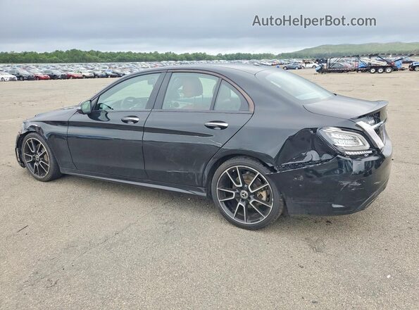 55SWF8DB0KU316911 2019 MERCEDES-BENZ C Black Trasero izquierdo