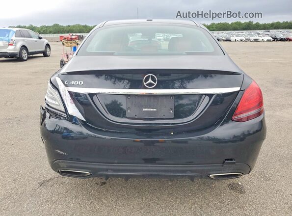 55SWF8DB0KU316911 2019 MERCEDES-BENZ C Black Vista trasera