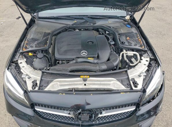 55SWF8DB0KU316911 2019 MERCEDES-BENZ C Black Vista interior trasera