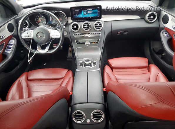 55SWF8DB0KU316911 2019 MERCEDES-BENZ C Black Vista del salpicadero