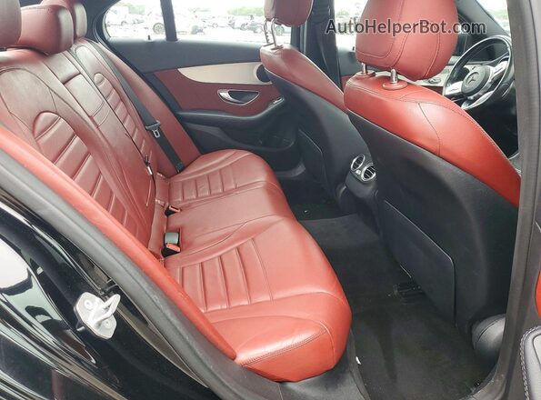 55SWF8DB0KU316911 2019 MERCEDES-BENZ C Black Vista de los asientos traseros