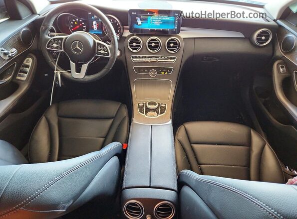 55SWF8DB1KU289136 2019 MERCEDES-BENZ C Black Widok deski rozdzielczej