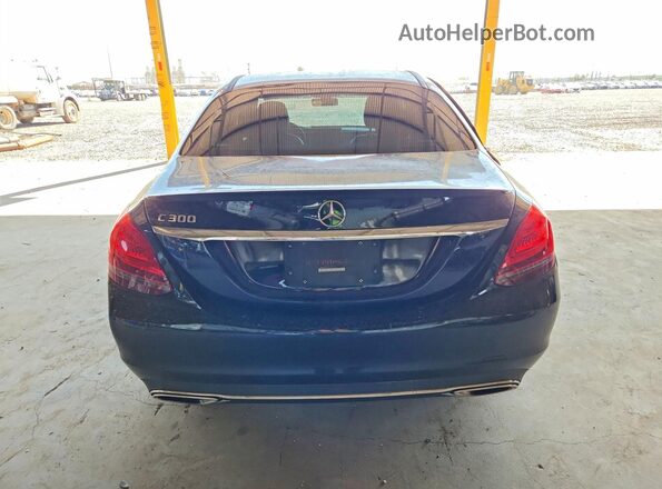 55SWF8DB1KU289136 2019 MERCEDES-BENZ C Black Widok z tyłu