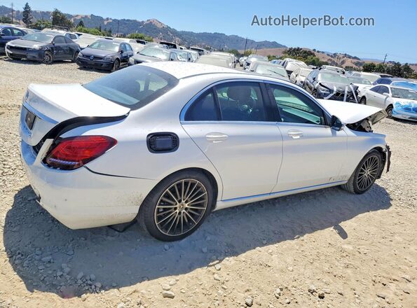 55SWF8DB1KU298919 2019 MERCEDES-BENZ C White Задня права чверть