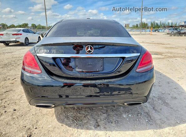 55SWF8DB2KU292403 2019 MERCEDES-BENZ C Blue Вид ззаду