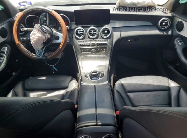 55SWF8DB6KU301443 2019 MERCEDES-BENZ C Black Առջևի վահանակի տեսք