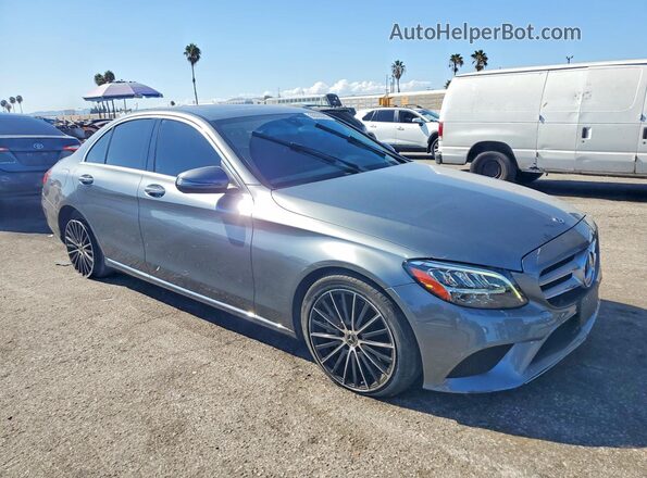 55SWF8DB9KU318852 2019 MERCEDES-BENZ C Gray Front right