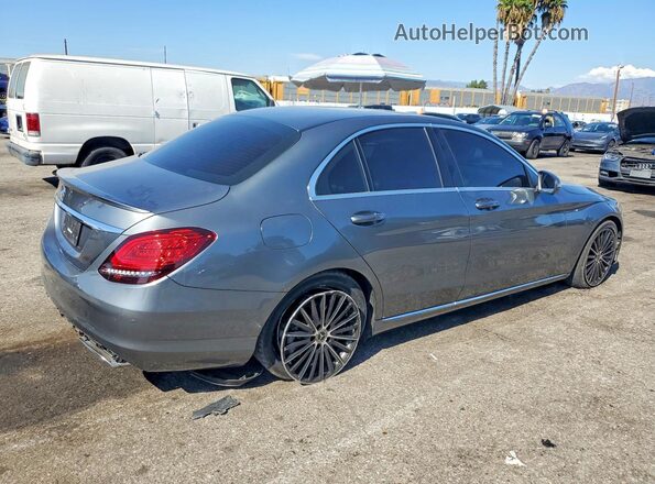 55SWF8DB9KU318852 2019 MERCEDES-BENZ C Gray Rear right