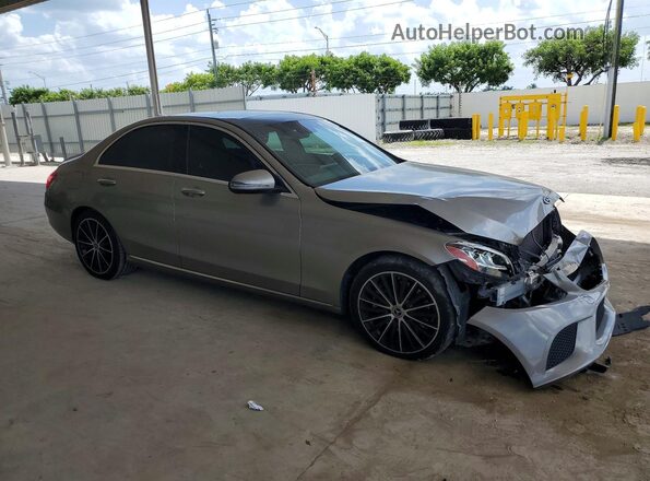 55SWF8DBXKU283125 2019 MERCEDES-BENZ C Silver Առջևի աջ