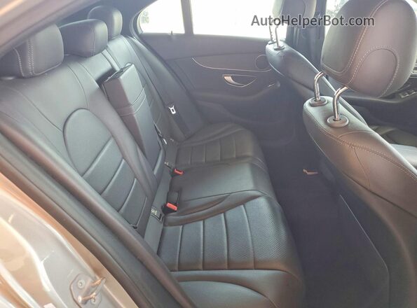 55SWF8DBXKU283125 2019 MERCEDES-BENZ C Silver Հետևի նստատեղերի տեսք