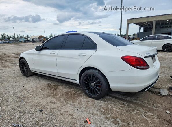 55SWF8EB1KU316589 2019 MERCEDES-BENZ C White Задня ліва чверть