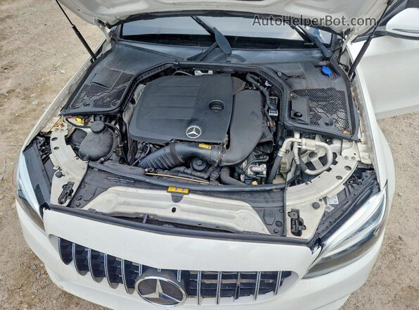 55SWF8EB1KU316589 2019 MERCEDES-BENZ C White Вид задньої частини салону
