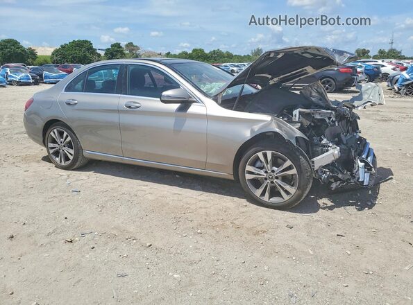 55SWF8EB2KU304662 2019 MERCEDES-BENZ C Tan Przód prawy