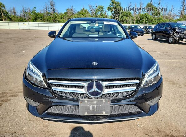 55SWF8EB3KU283756 2019 MERCEDES-BENZ C Black Vista frontal