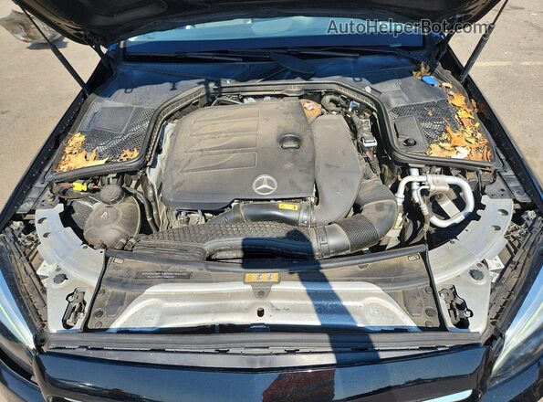55SWF8EB3KU283756 2019 MERCEDES-BENZ C Black Vista interior trasera