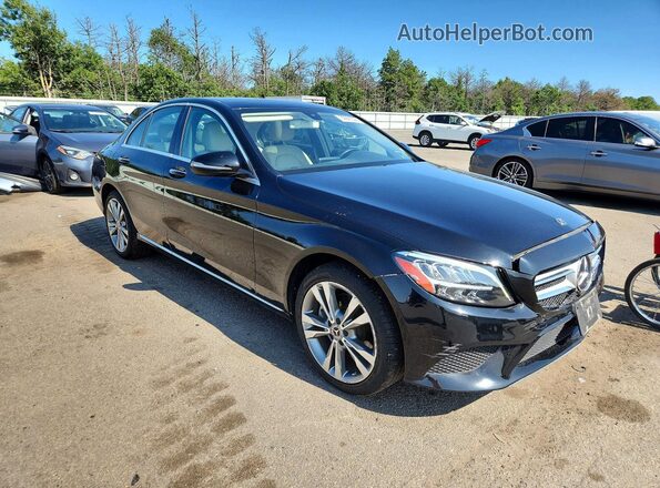 55SWF8EB3KU283756 2019 MERCEDES-BENZ C Black Delantero derecho