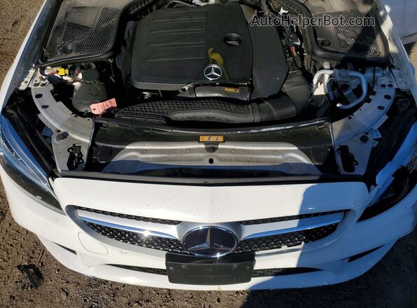 55SWF8EB3KU283854 2019 MERCEDES-BENZ C White Rear interior view