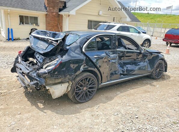55SWF8EB3KU317808 2019 MERCEDES-BENZ C Black Tył prawy