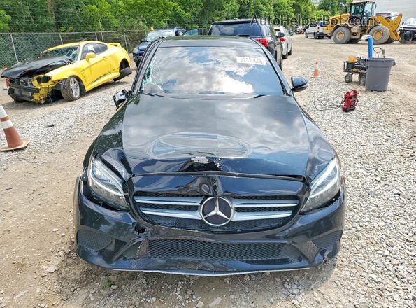 55SWF8EB3KU317808 2019 MERCEDES-BENZ C Black Widok z przodu