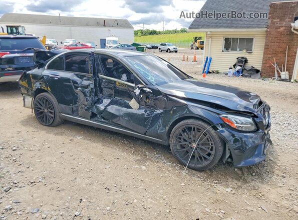 55SWF8EB3KU317808 2019 MERCEDES-BENZ C Black Przód prawy