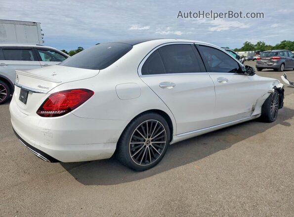 55SWF8EB5KU320967 2019 MERCEDES-BENZ C White Tył prawy