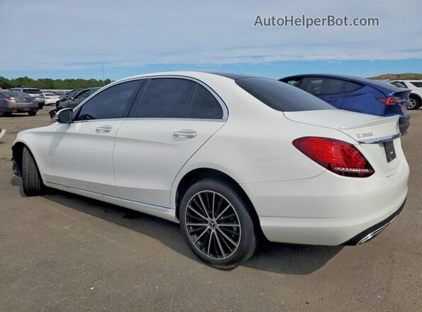 55SWF8EB5KU320967 2019 MERCEDES-BENZ C White Tył lewy