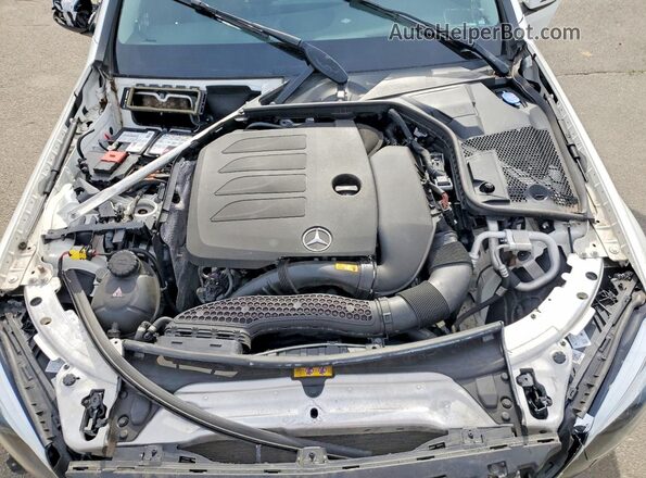 55SWF8EB5KU320967 2019 MERCEDES-BENZ C White Widok wnętrza z tyłu