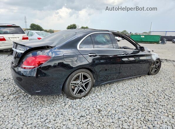 55SWF8EB9LU327874 2020 MERCEDES-BENZ C Black უკანა მარჯვენა