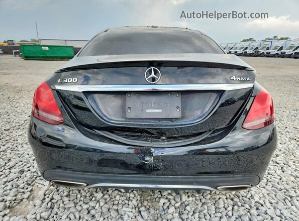 55SWF8EB9LU327874 2020 MERCEDES-BENZ C Black უკანა ხედი