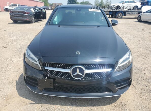 55SWF8EBXKU313755 2019 MERCEDES-BENZ C Black Front right