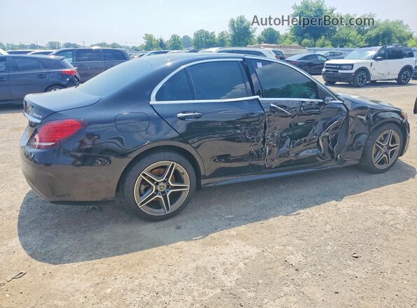 55SWF8EBXKU313755 2019 MERCEDES-BENZ C Black Rear right