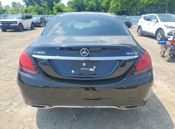 55SWF8EBXKU313755 2019 MERCEDES-BENZ C Black Front view