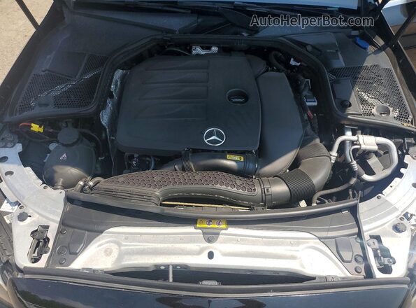 55SWF8EBXKU313755 2019 MERCEDES-BENZ C Black Rear seats view