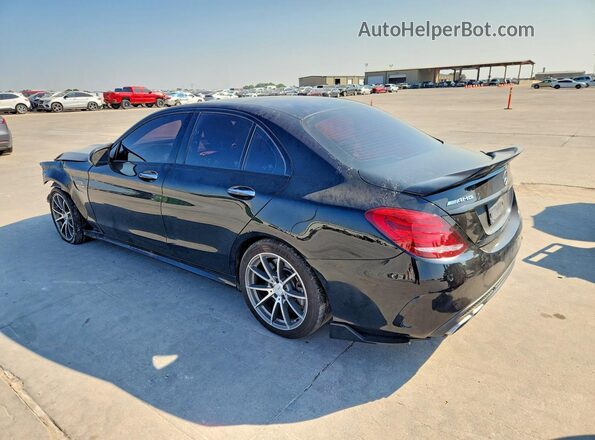 55SWF8GB0HU217963 2017 MERCEDES-BENZ C Black Հետևի ձախ