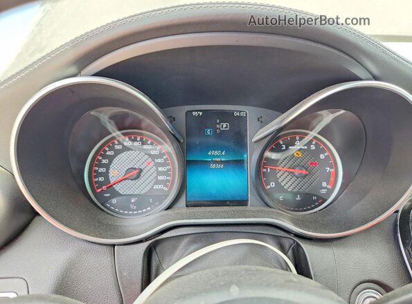 55SWF8HB2KU316208 2019 MERCEDES-BENZ C Gray Vista del cuadro de instrumentos