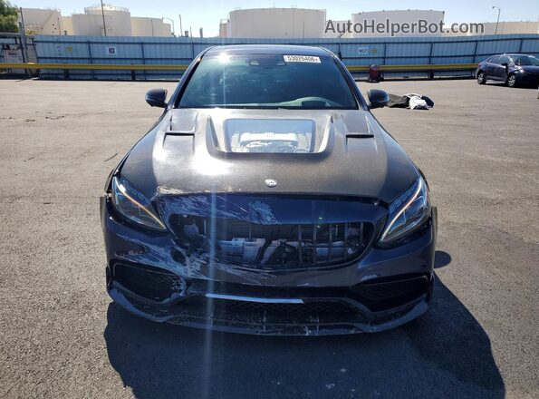 55SWF8HBXHU229360 2017 MERCEDES-BENZ C Blue Դիմացի տեսք