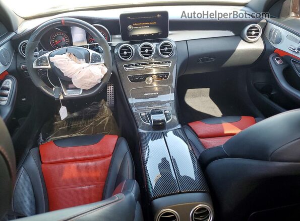 55SWF8HBXHU229360 2017 MERCEDES-BENZ C Blue Առջևի վահանակի տեսք