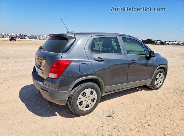 3GNCJKSB1GL158775 2016 CHEVROLET TRAX Gray Przód prawy