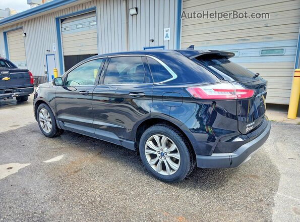 2FMPK4K99KBB70866 2019 FORD EDGE Black Задня права чверть