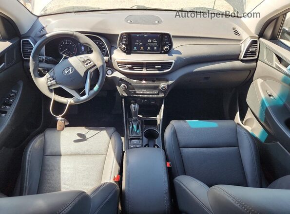 KM8J3CAL5LU129219 2020 HYUNDAI TUCSON Gray Widok zestawu wskaźników