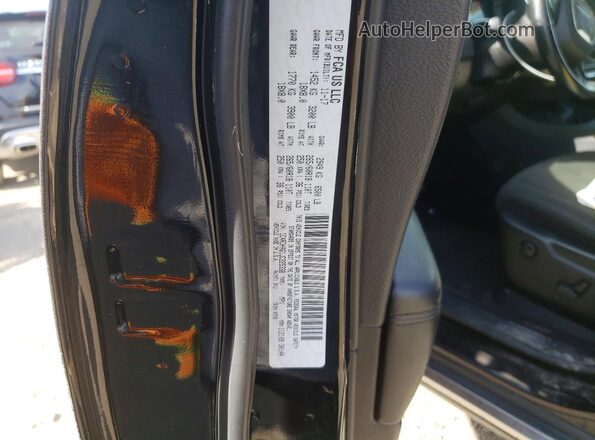 1C4RDHAG1JC225338 2018 DODGE DURANGO Black Панорамний вид салону 360°