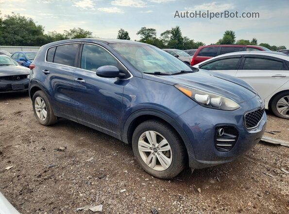 KNDPMCAC8K7619131 2019 KIA SPORTAGE Blue წინა ხედი