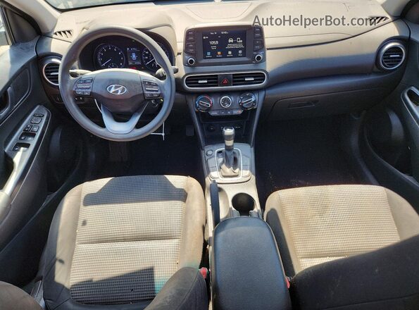 KM8K12AA6LU566830 2020 HYUNDAI KONA Gray Սարքավորումների վահանակի տեսք