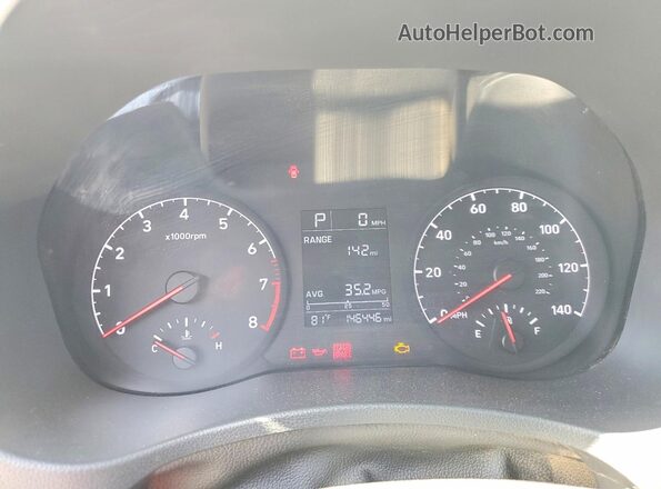 3KPC24A31KE059785 2019 HYUNDAI ACCENT Серебряный Вид задних сидений